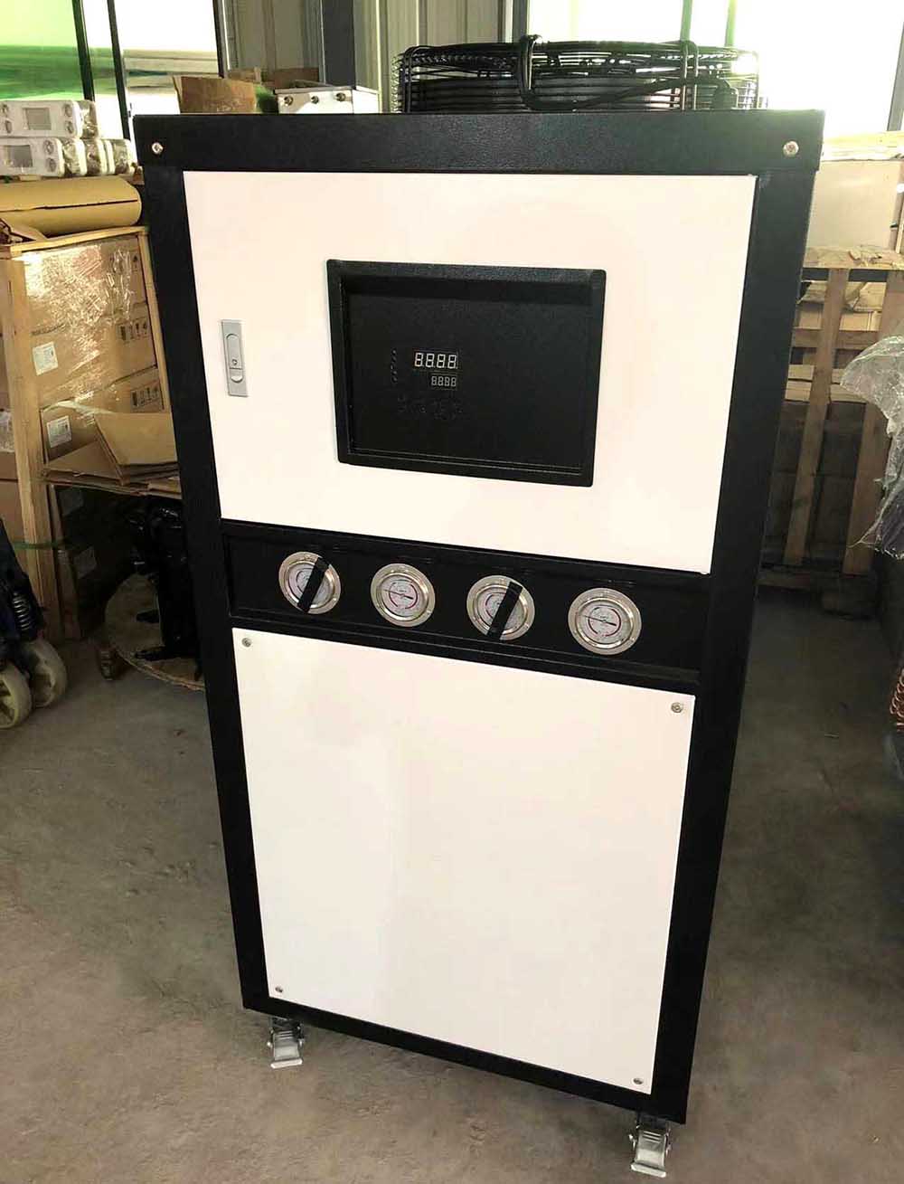 Pangiriman chiller udhara 10HP sing disesuaikan menyang Korea