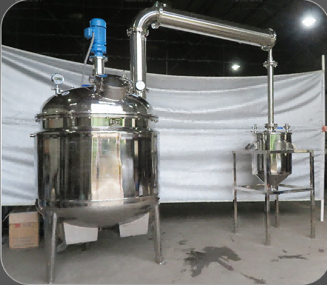 Peranan chiller reaktor ing garis produksi lenga silikon